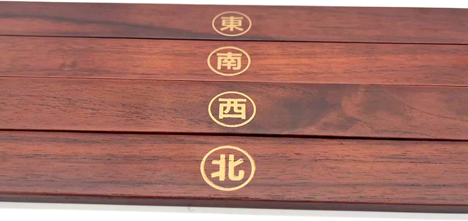 POLARS DESIGN Set of 4 Wooden Mahjong Tile Pushers for Playing Game