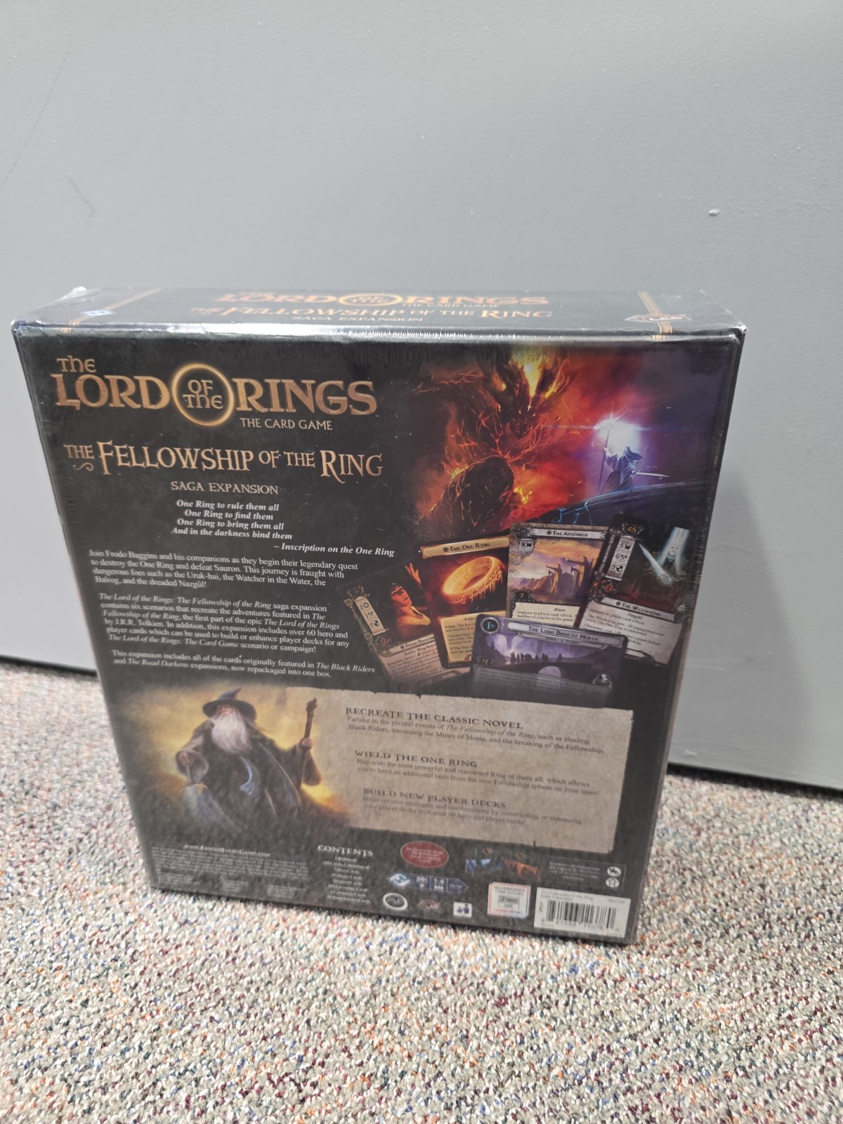 Lord Of The Rings Card Game Fellowship Of The Ring Saga Expansion New in Shrink