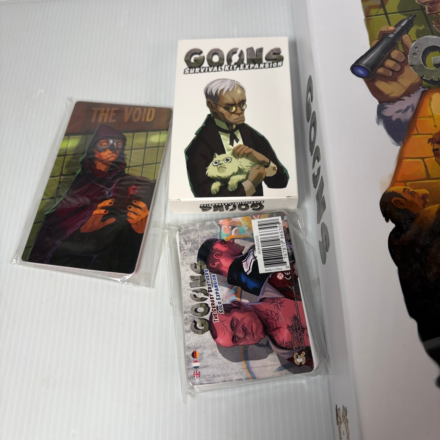 GOONS Kickstarter Headfirst Luxury Goon Pledge Board Game 1-5 Players Rare OOP