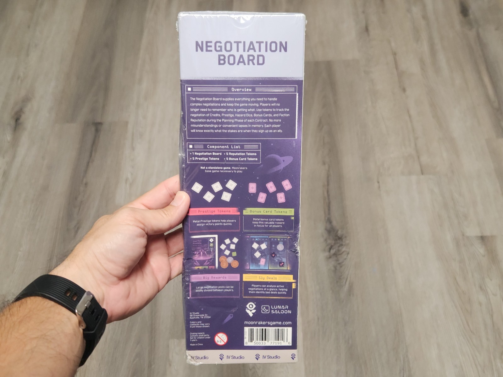 IV Studio Moonrakers Negotiation Board (1 Board and 15 Token Pack)