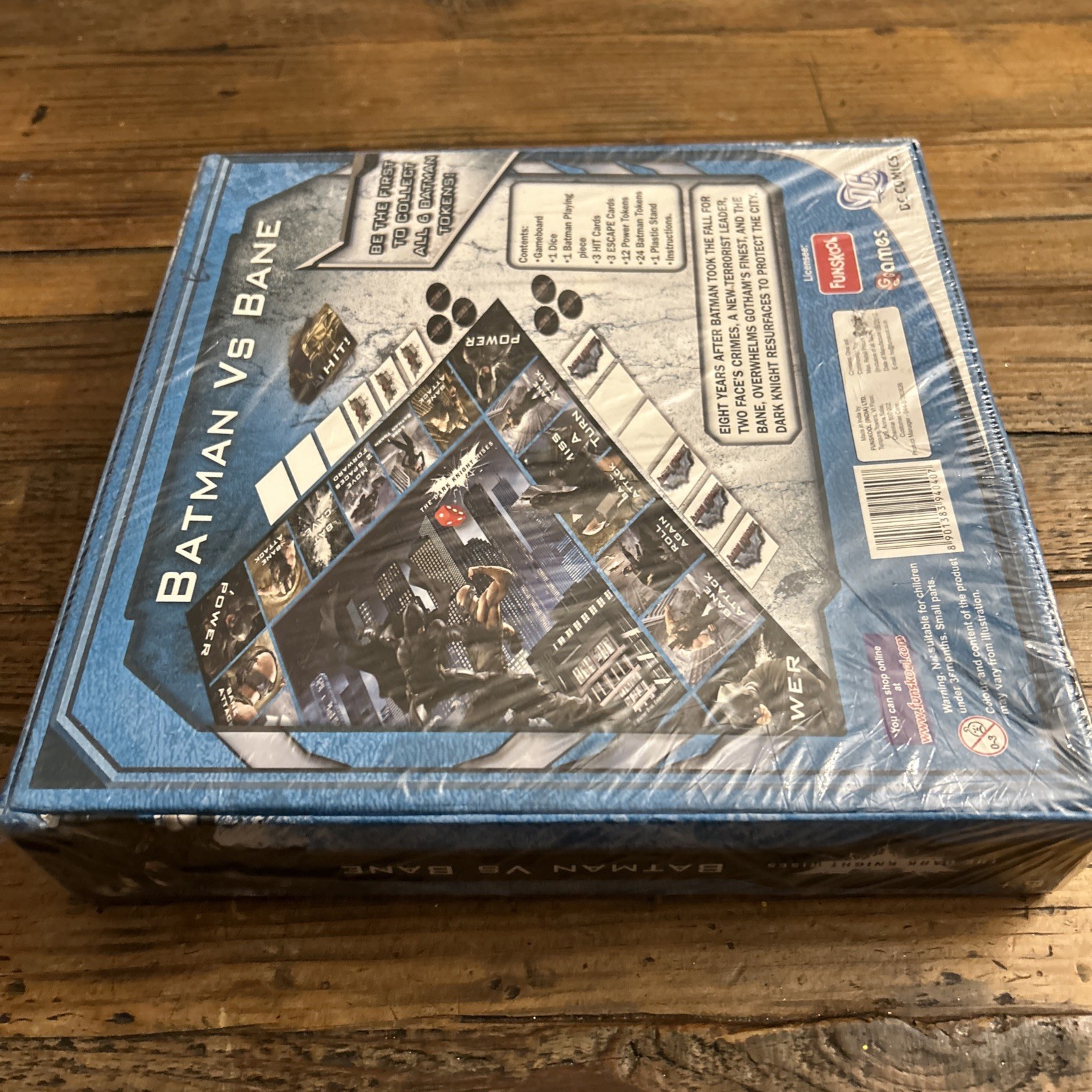 RARE! NEW SEALED Batman Vs Bane Dark Knight Rises Board Game Funskool DC Comics