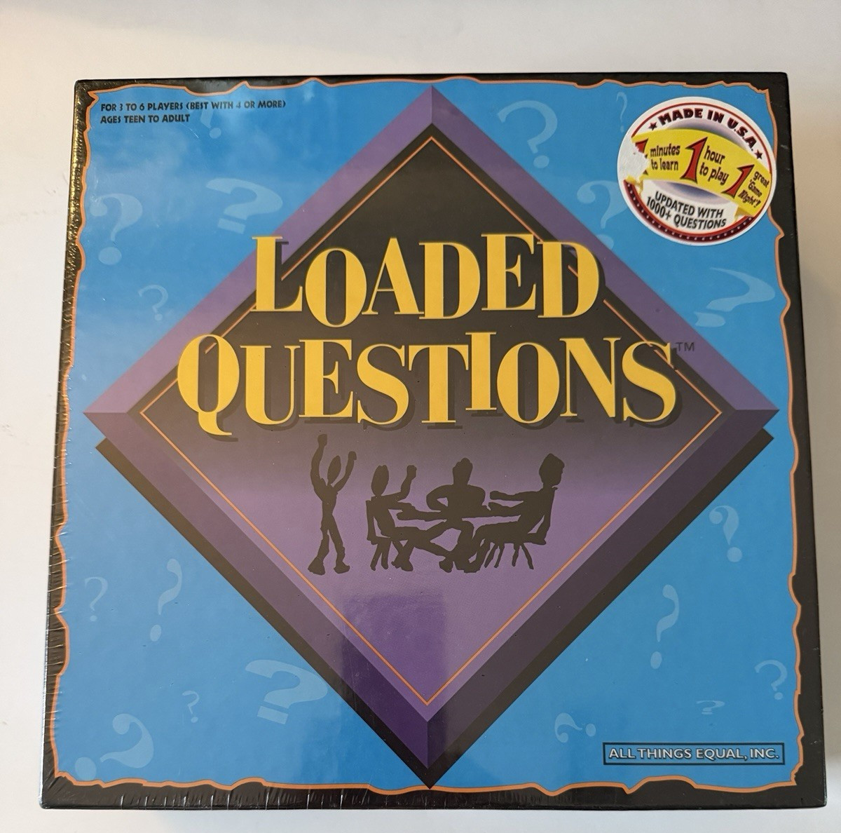 Loaded Questions Board Game Ages Teen to Adult 1 to 5 Players NEW SEALED