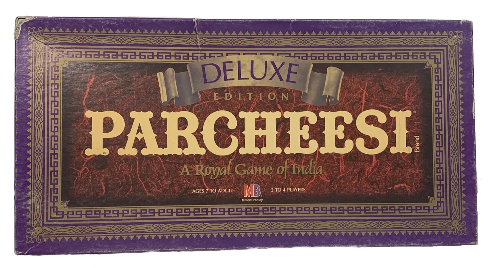 Parcheesi- A Royal Game of India Deluxe Edition Milton Bradley 1989