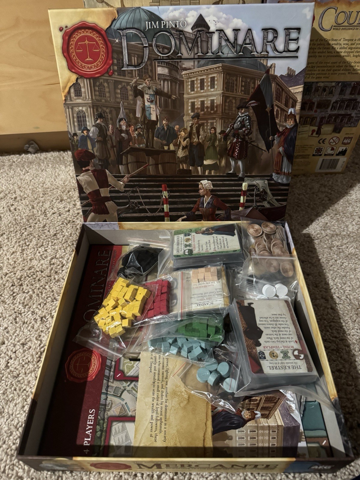 Board Game Collection Gentes Board Game Deluxified / Courtier And Dominaire
