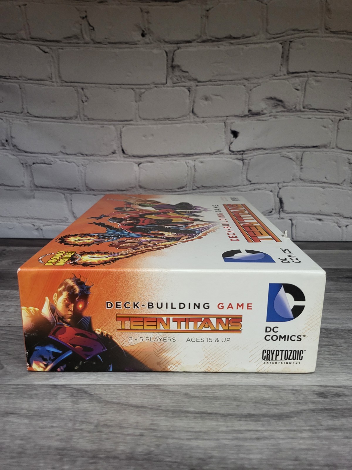 DC Deck-Building Game Teen Titans Opened Box Sealed Contents 2015 Missing Promo