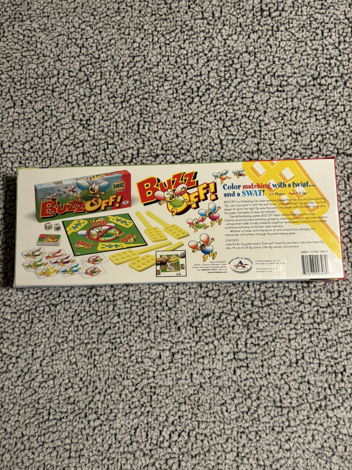 Aristoplay Ltd. (2003) Buzz Off! Board Game ~ Brand New Sealed *Super Rare* 🔥👀