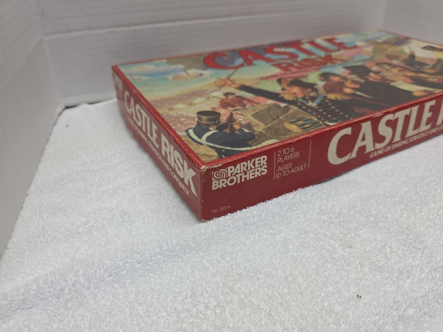 Vintage Castle Risk 1986 Game Parker Brothers Complete Strategy Conquest