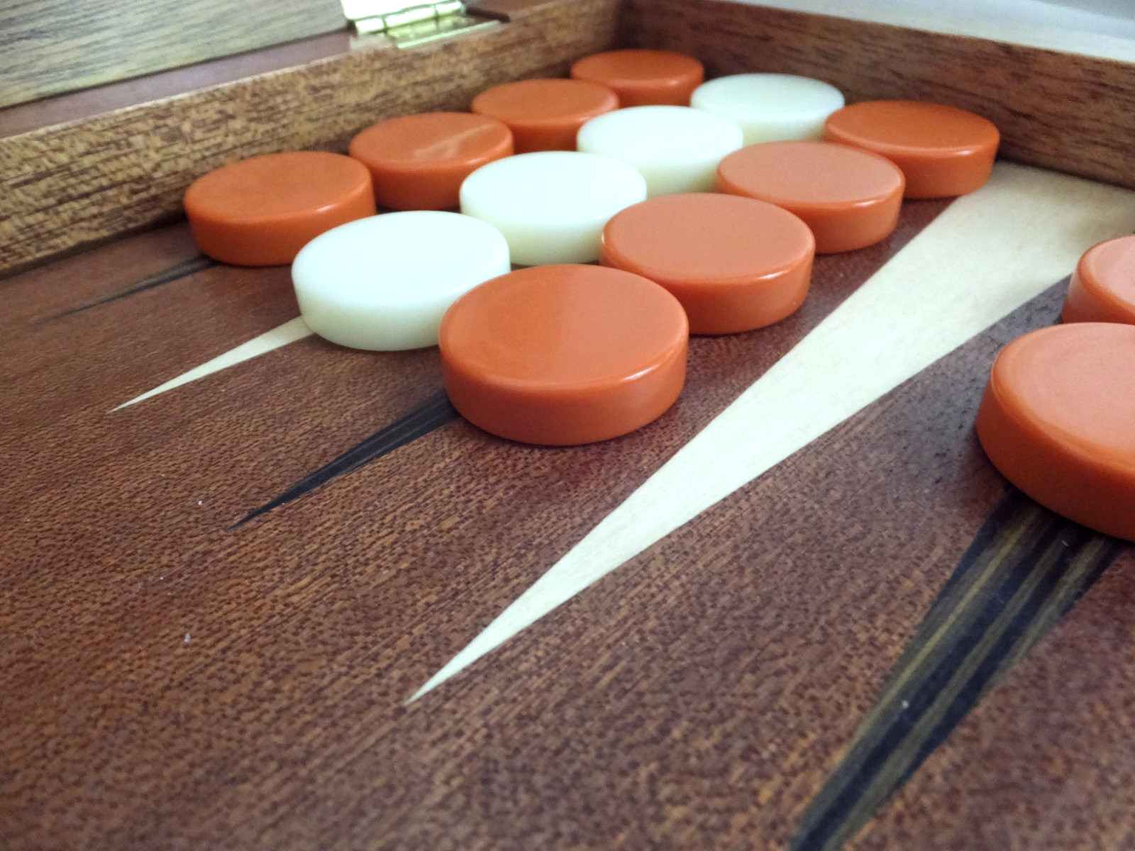 Yellow Mountain Imports Wooden Inlaid Backgammon “Pasadena” Set