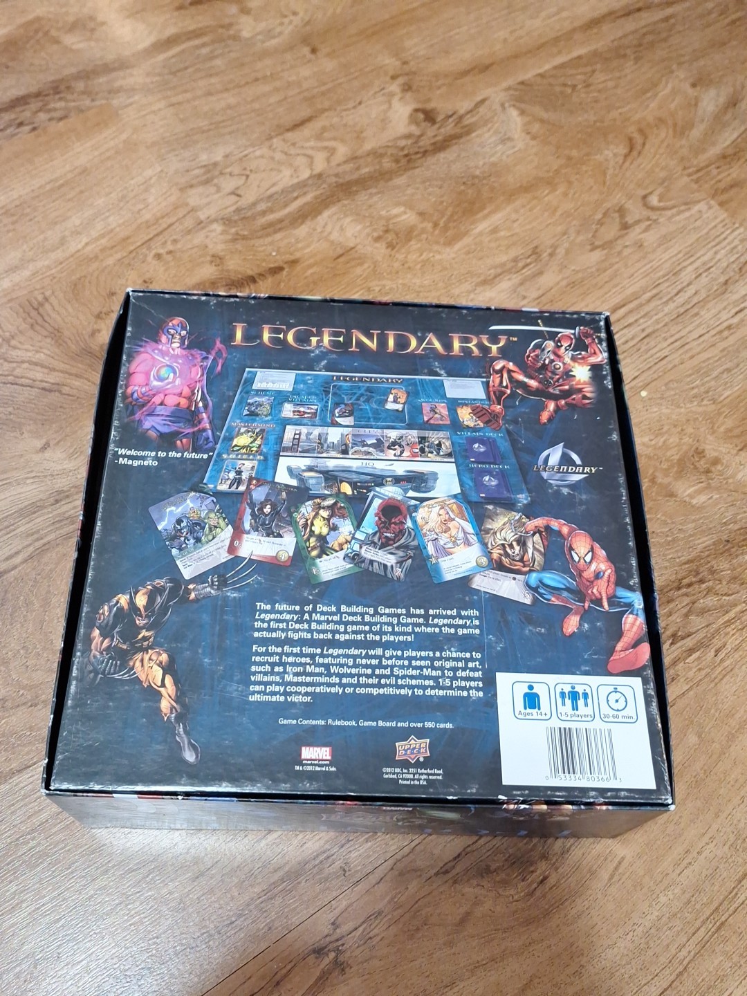 Upper Deck Marvel Legendary Base Game with Paint the Town Red and Fantastic Four