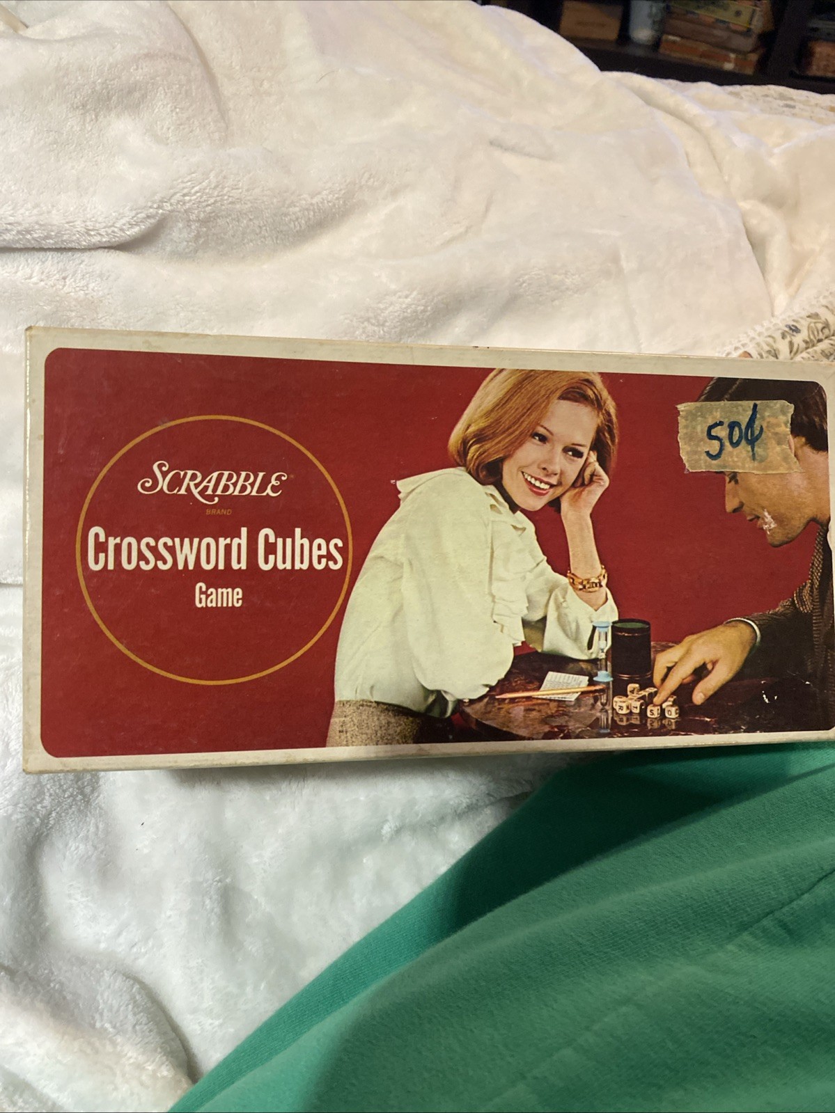 Vintage Scrabble Crossword Cubes Game. No 93 By Selchow & Righter Co.