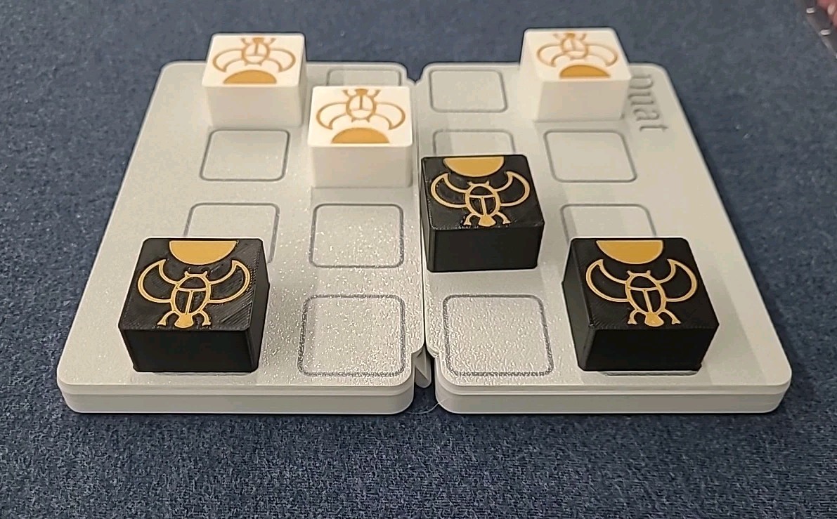 Duat 2 Player Abstract Puzzle Strategy Game – 3d Printed