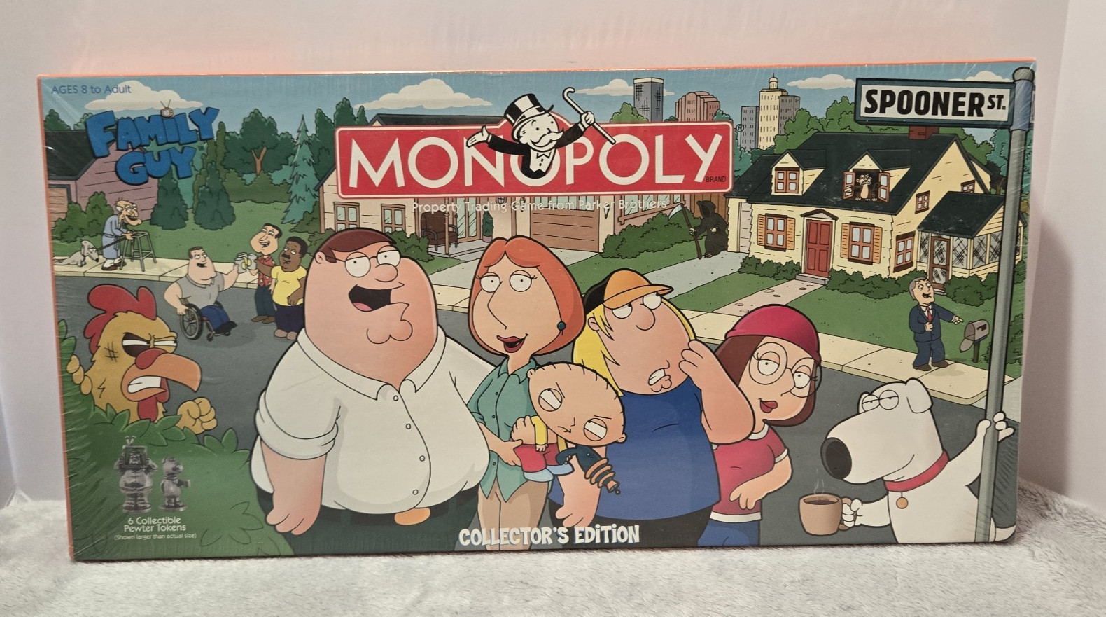 2006 Family Guy Monopoly Collector’s Edition Board Game – New and Sealed – Rare