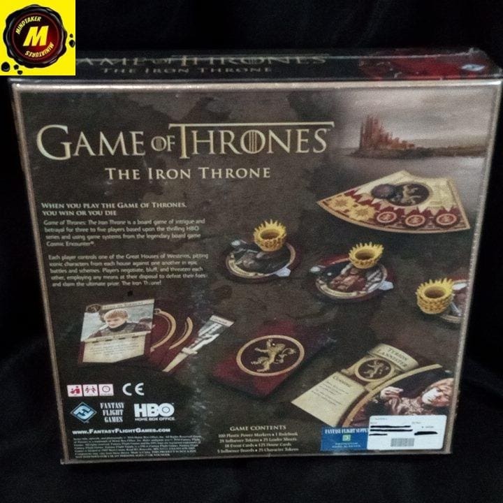 Game of Thrones: The Iron Throne (NIB) – #146352 – Fantasy Board Games