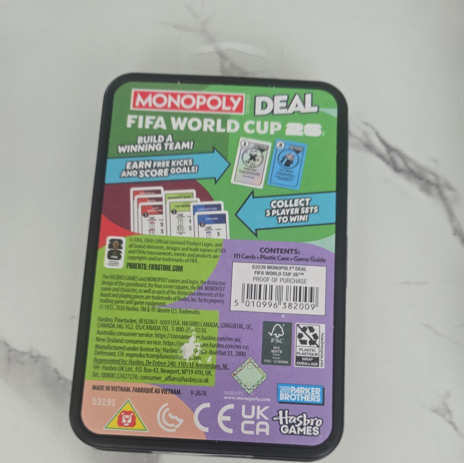 2026 Prizm Soccer Monopoly FIFA World Cup Game Board NEW SEALED Football Mundial