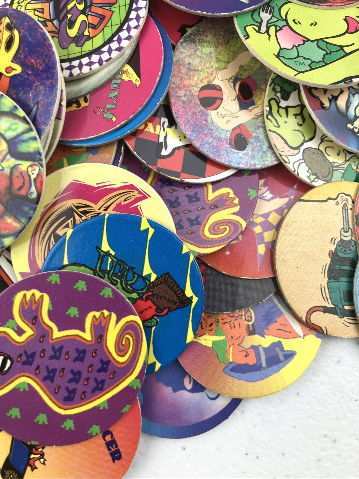 POGS LOT of 300+ Misc Variety Vintage