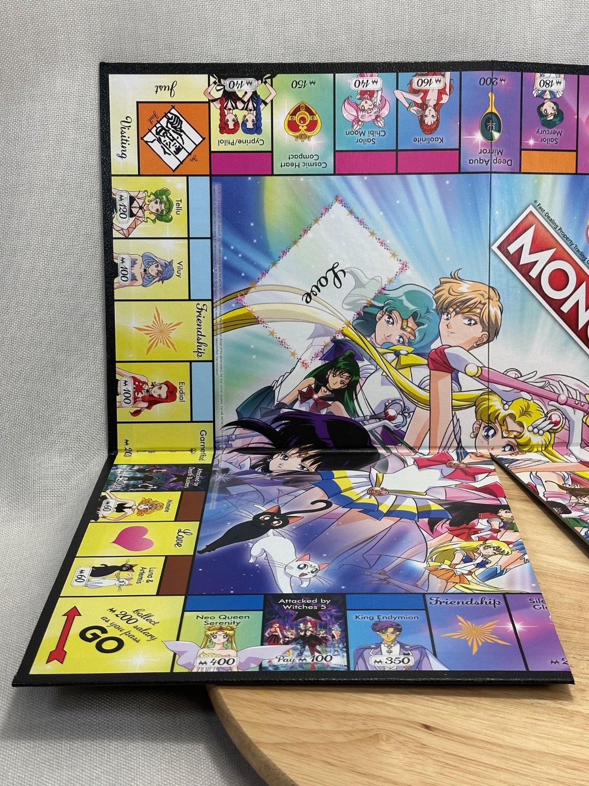 Sailor Moon Monopoly Anime Edition Board Game 2018 Hasbro New Free Shipping