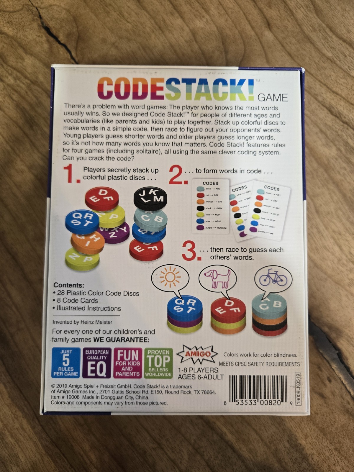 Code Stack! Word Game – Can You Figure Out The World? by Amigo Games 2019