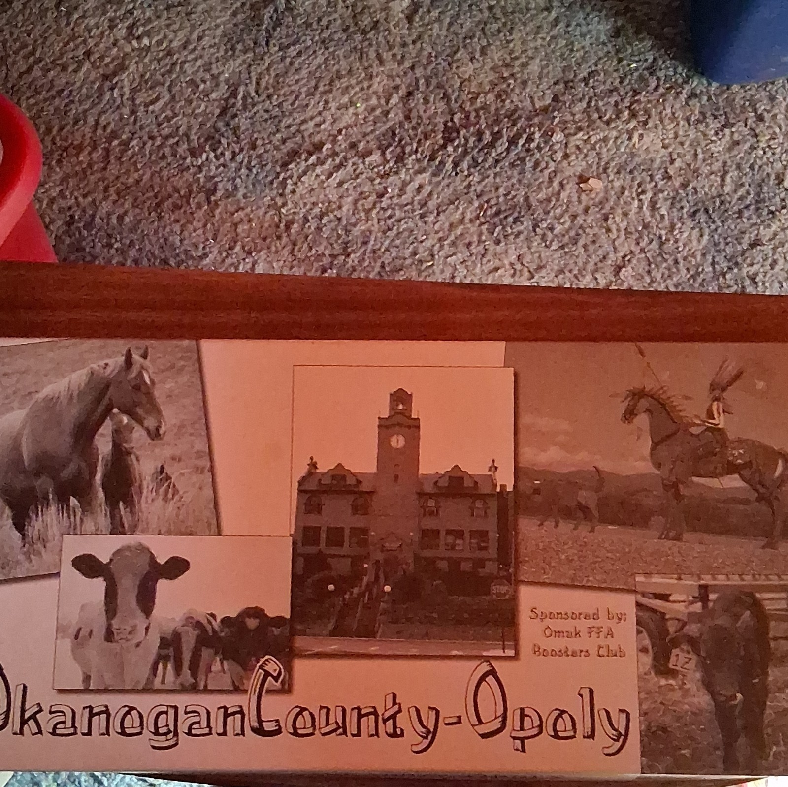 Okanogan County-Opoly Complete Board Game, Finance Theme, Custom, 2+ Players, 8+