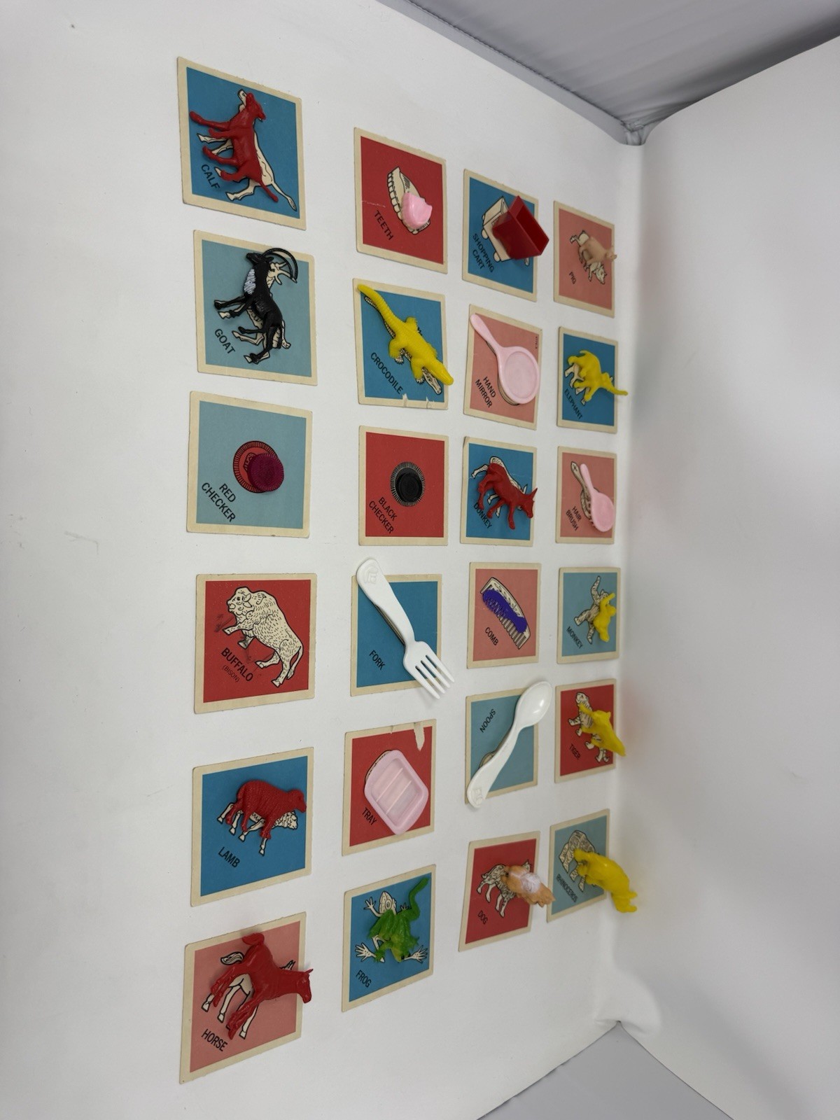 Milton Bradley Feeley Meeley 1967 Vintage Game W/ 18 Original Objects & 24 Cards