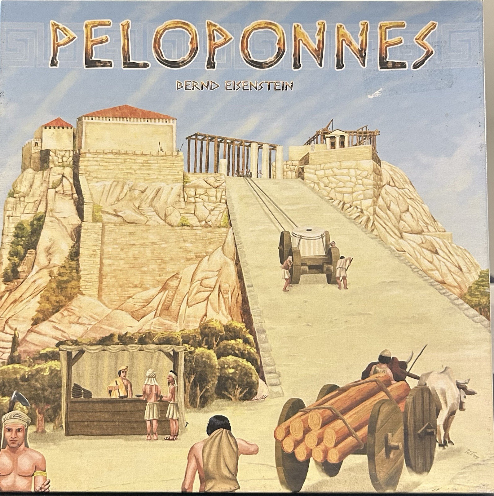 Peloponnes Board Game 2016 Iron Games English, French & Dutch Rules