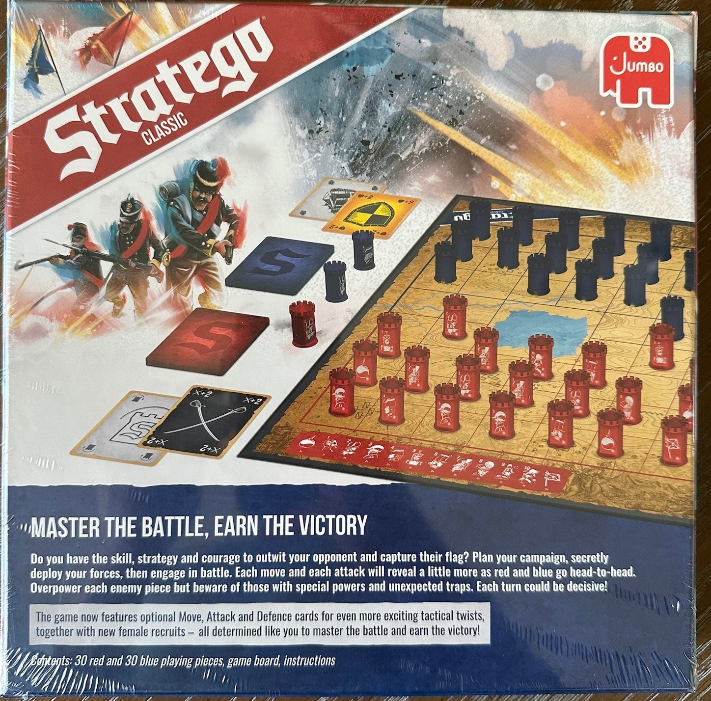 NEW & SEALED! Stratego Classic Board Game War Strategy Game With Battle Cards