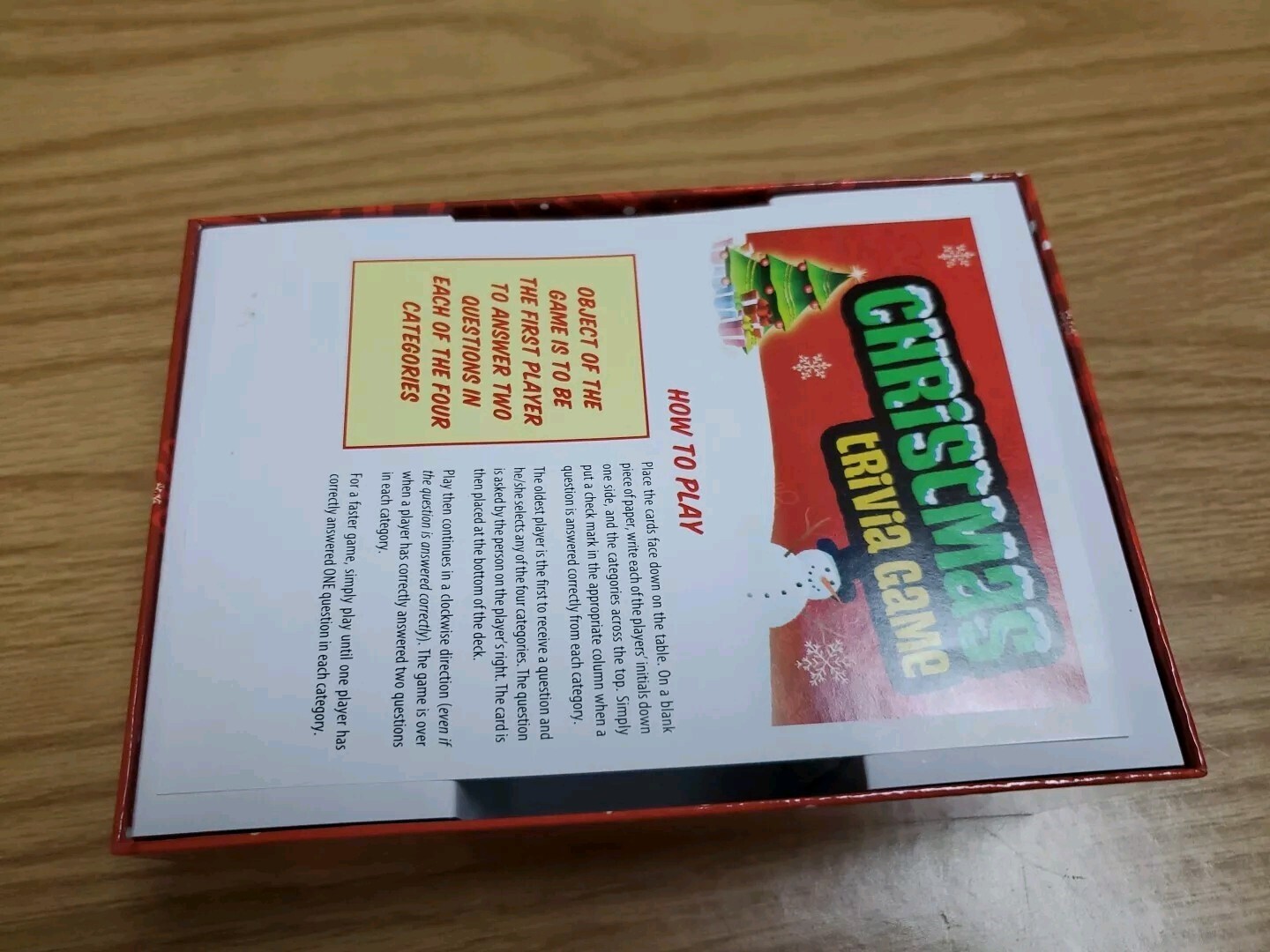 Christmas Trivia Game Holiday Fun Game Night Ages 12 and up Perfect Christmas…