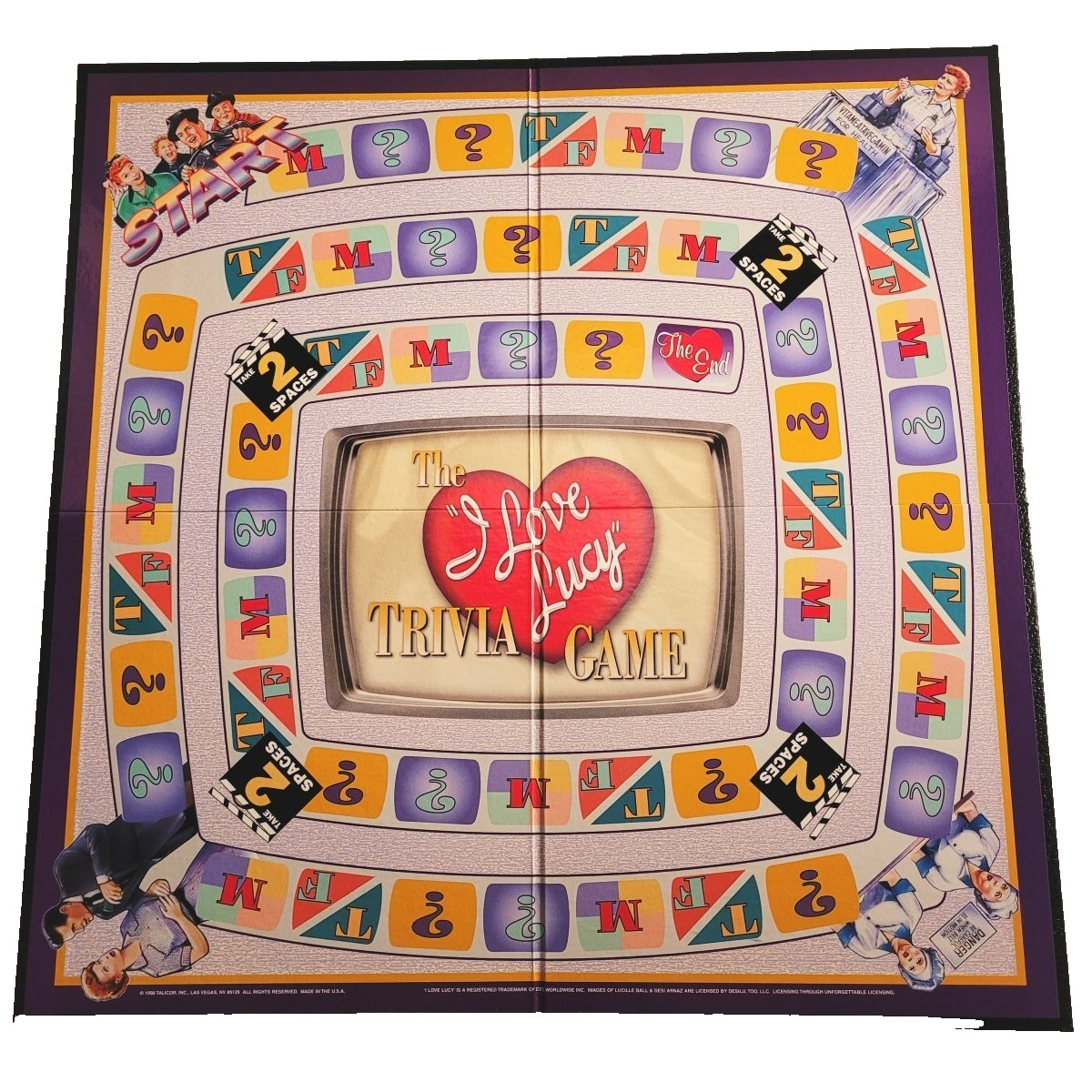 The “I Love Lucy” Trivia Board Game – Talicor 1998