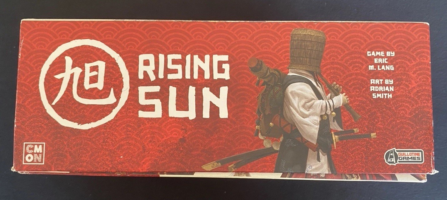 RISING SUN Board Game 2019 Feudal Japan War Strategy CMON Guillotine Games