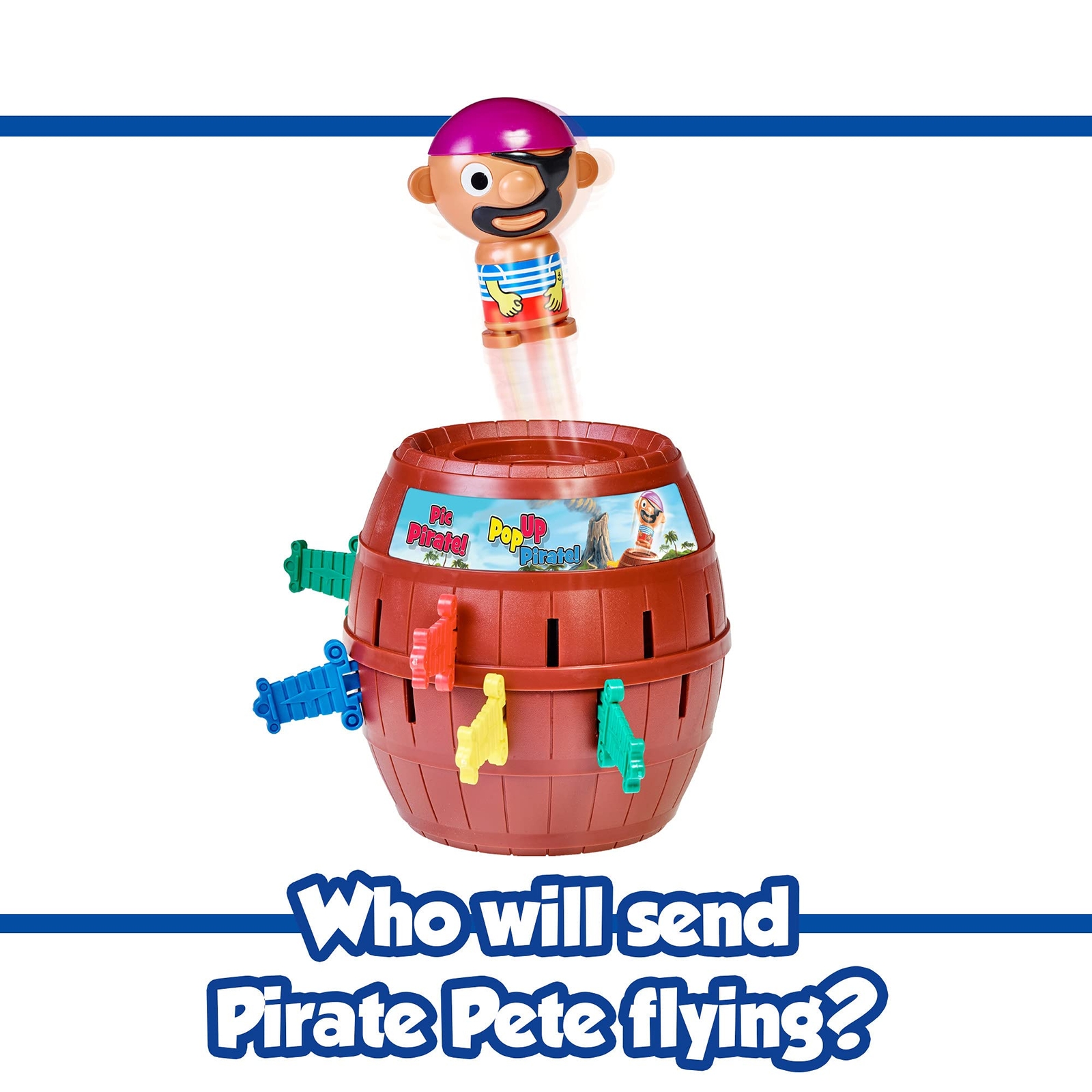 TOMY Pop-Up Pirate Board Game – Fun Family Game Night Activity for Kids Ages 4+