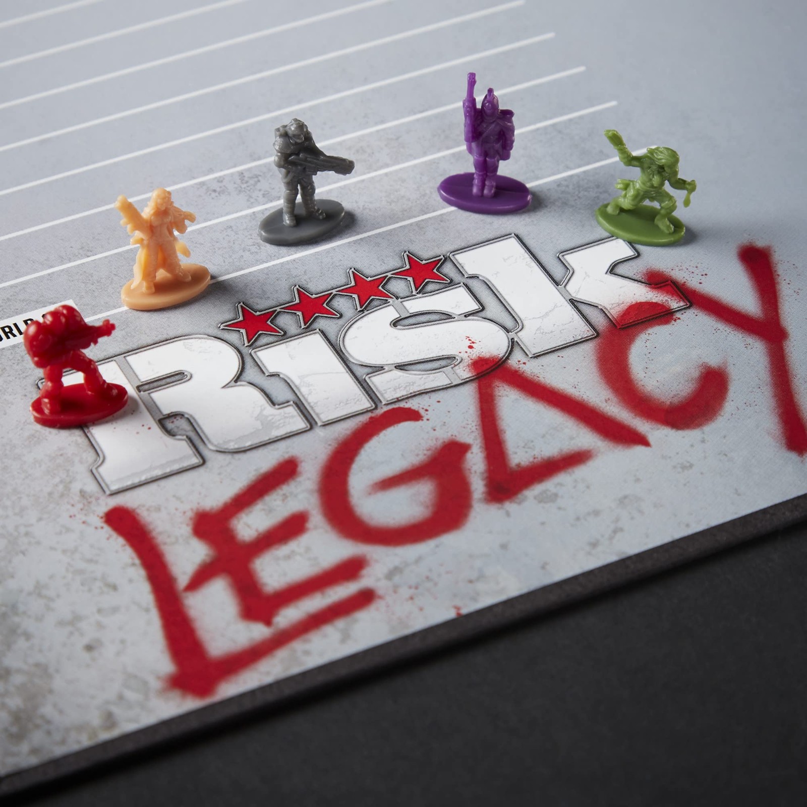 Risk Legacy Board Game Modern Warfare Strategy Legacy Gameplay for 3-5 Players
