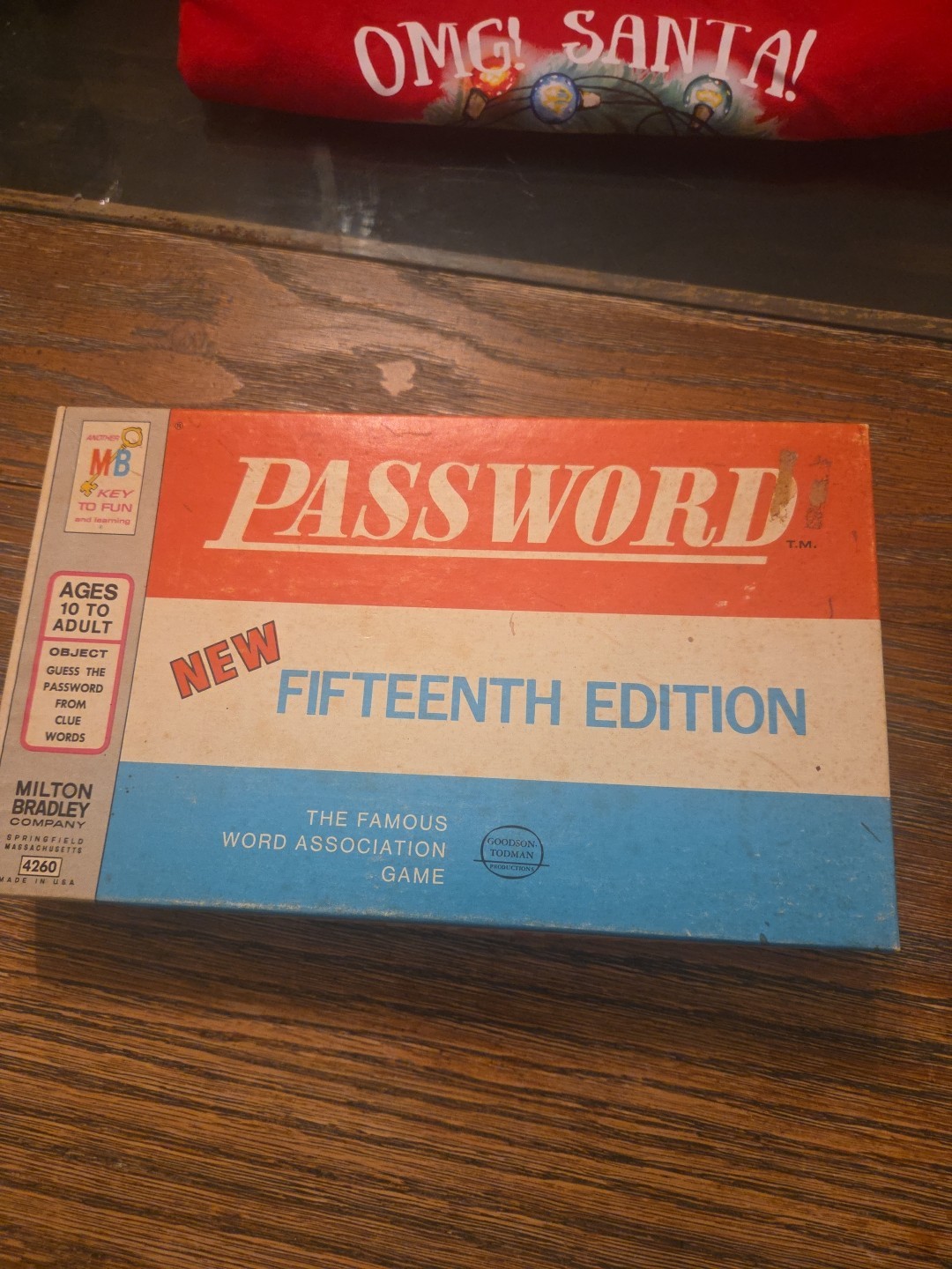 Vintage 1970 MB Milton Bradley Password 15th Edition no. 4260