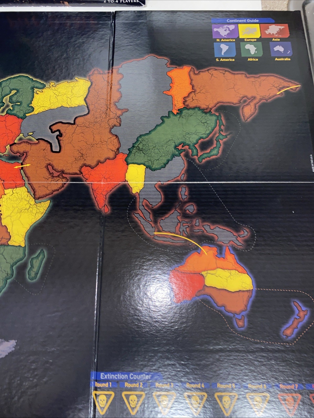 University Games World War Z Board Game – The Game Sealed Pieces Box Damage