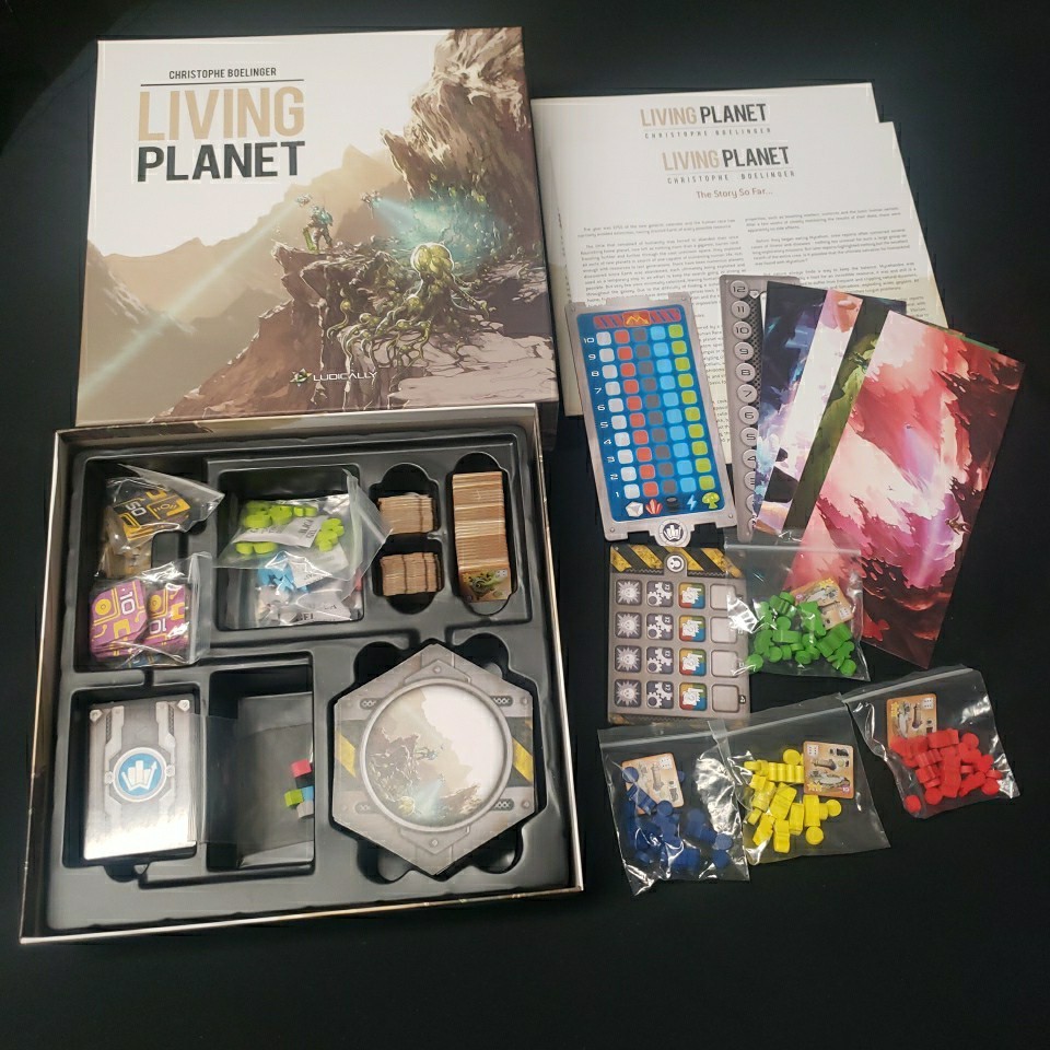 Living Planet (Board Game, 2019) Ludically strategy worker placement COMPLETE
