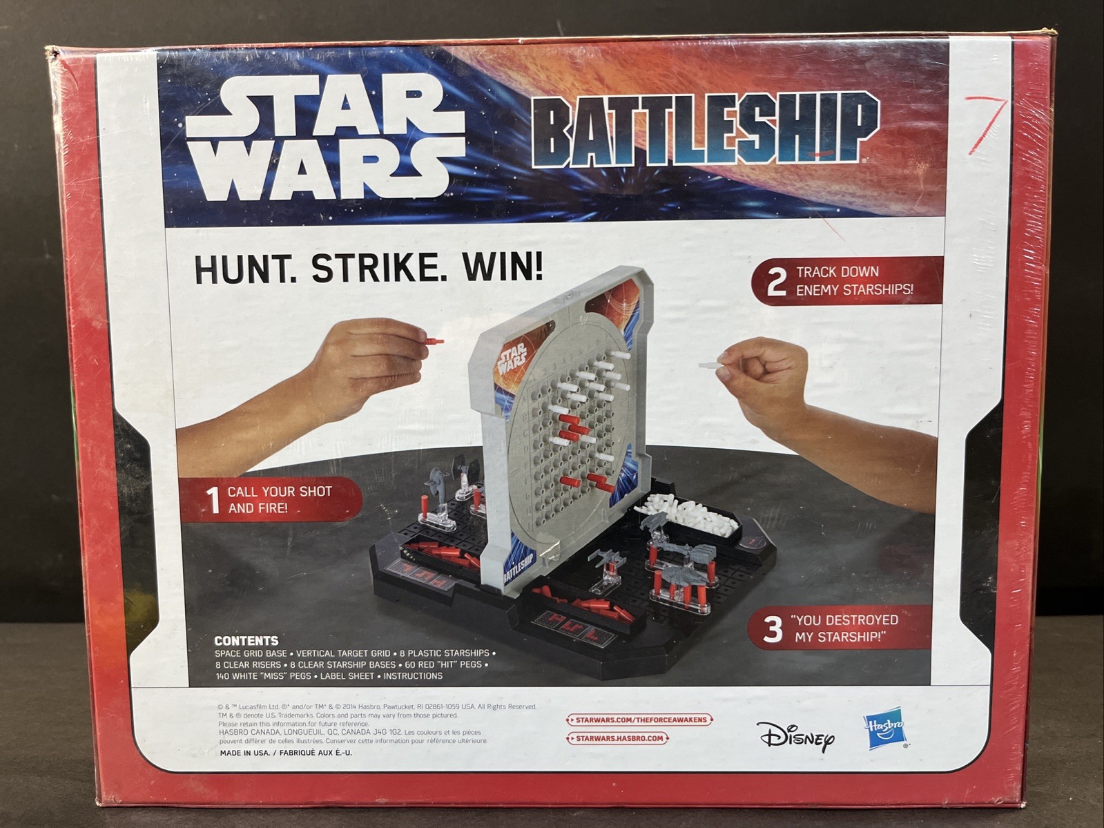 Star Wars Disney Battleship Board Game 2014 BRAND NEW AND SEALED!
