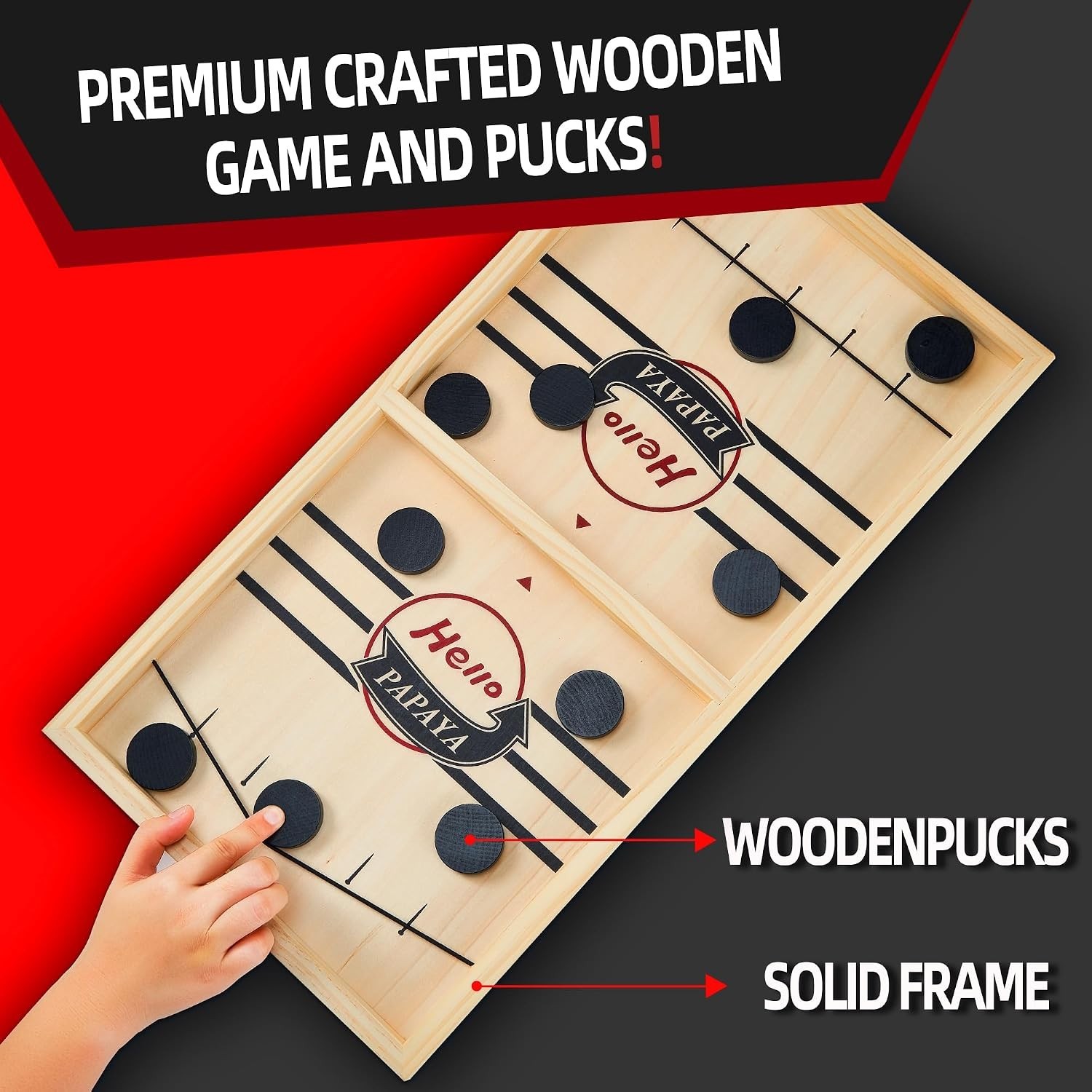 Ultimate Fast Sling Puck Game – A Woodcrafted Adventure for Parties & Gatherings