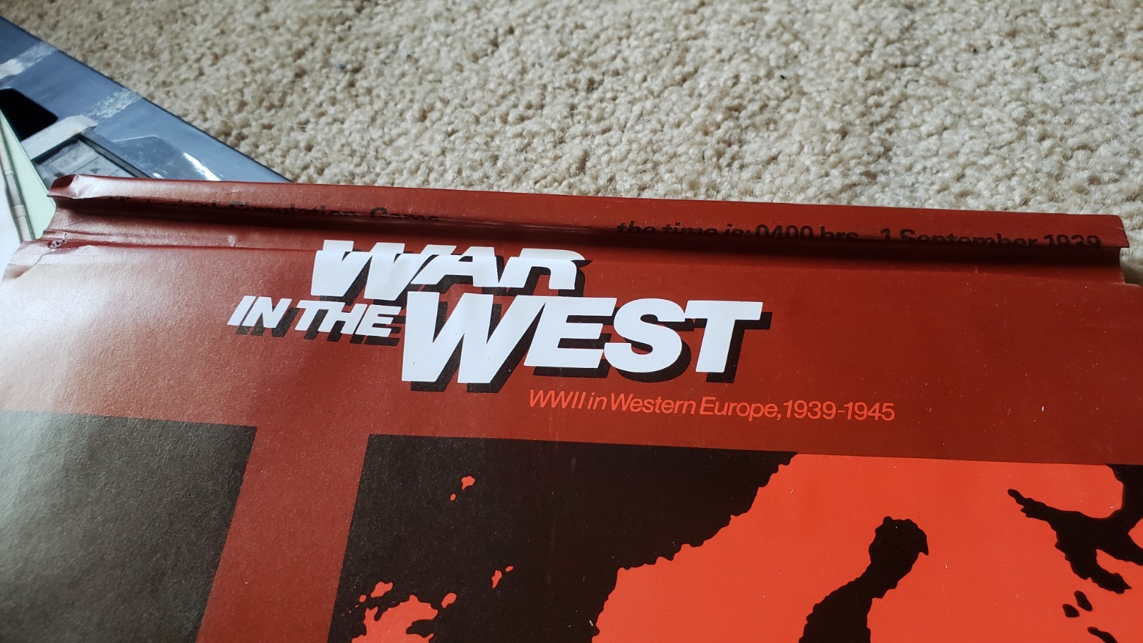 War in the West SPI VINTAGE GAME 1976 LOOK AT EVERYTHING!