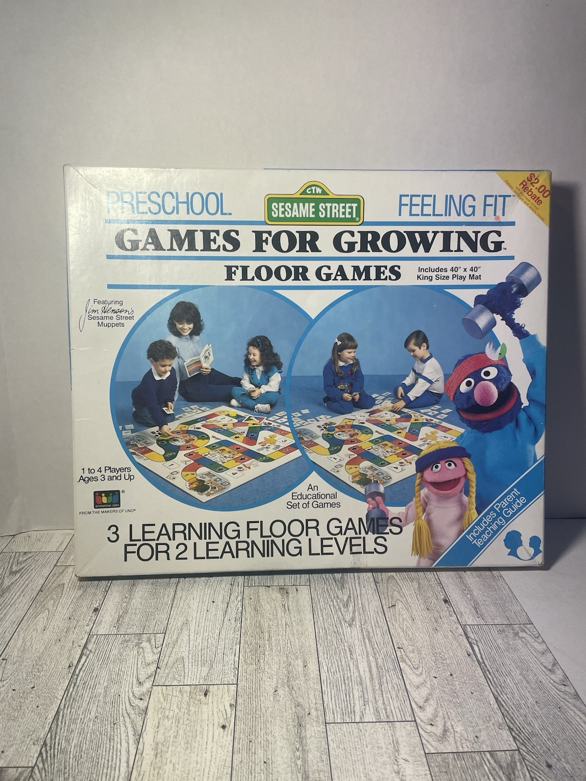 Sesame Street Games For Growing Preschool Floor Game Feeling Fit
