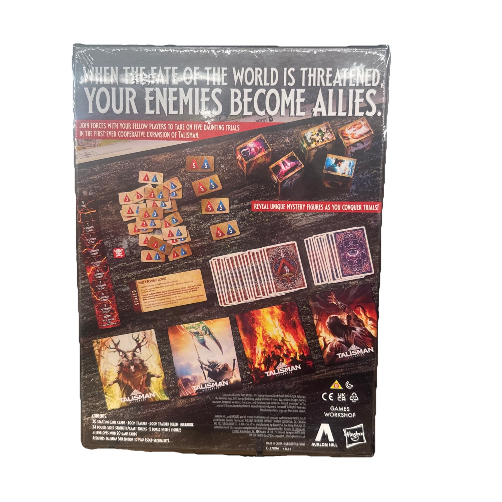Hasbro Gaming Talisman Alliances: Fate Beckons Board Game Expansion Strategy NEW