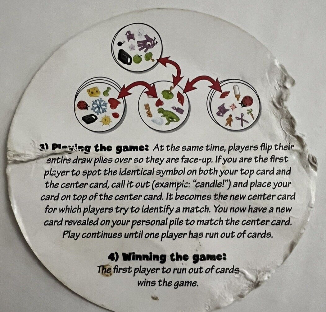 Spot It! Party Game Classic Card Game – Game for Kids – Age 6+ – 2 to 8 Players