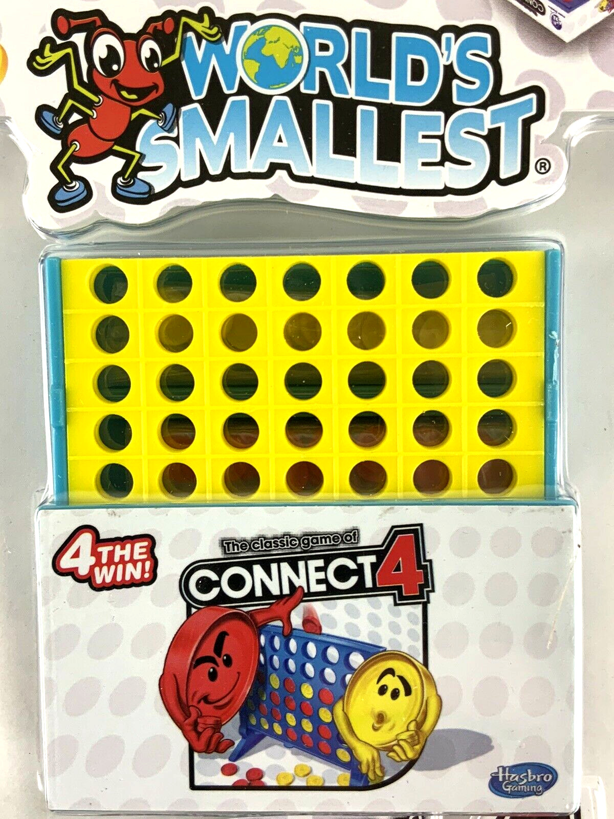 World’s Smallest CONNECT 4 Checkers Board Game Toy Doll House Miniature