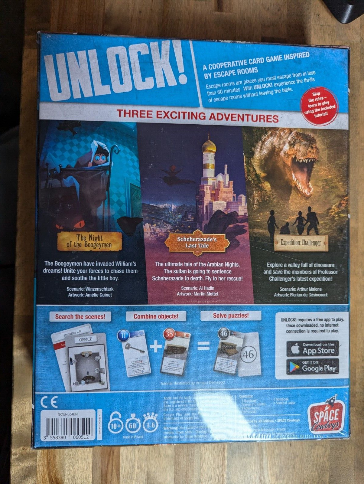 UNLOCK! Exotic Adventures Cooperative Card Games Inspired by Escape Rooms NEW