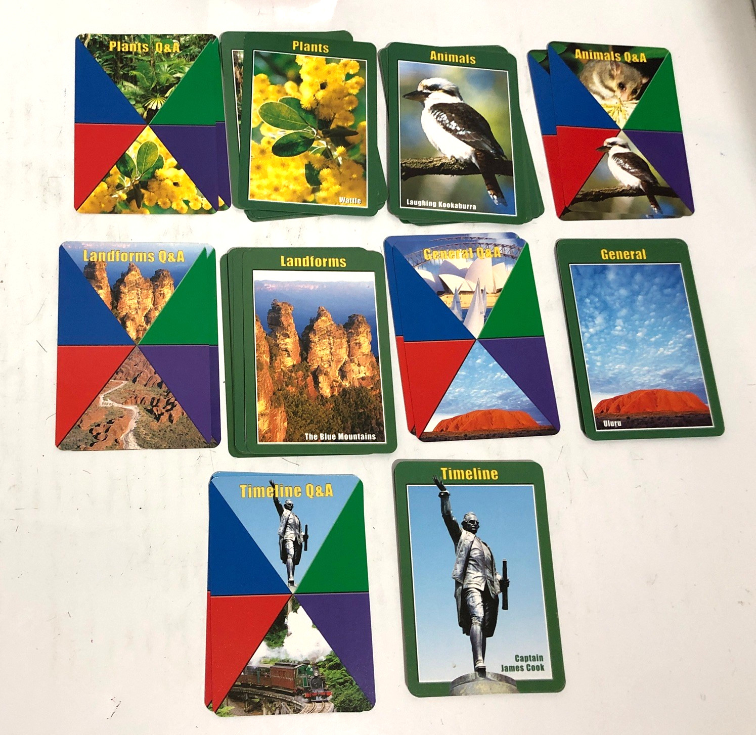 Steve Parish: Discover & Learn Q & A about Australia Card Game 2 – 5 Players