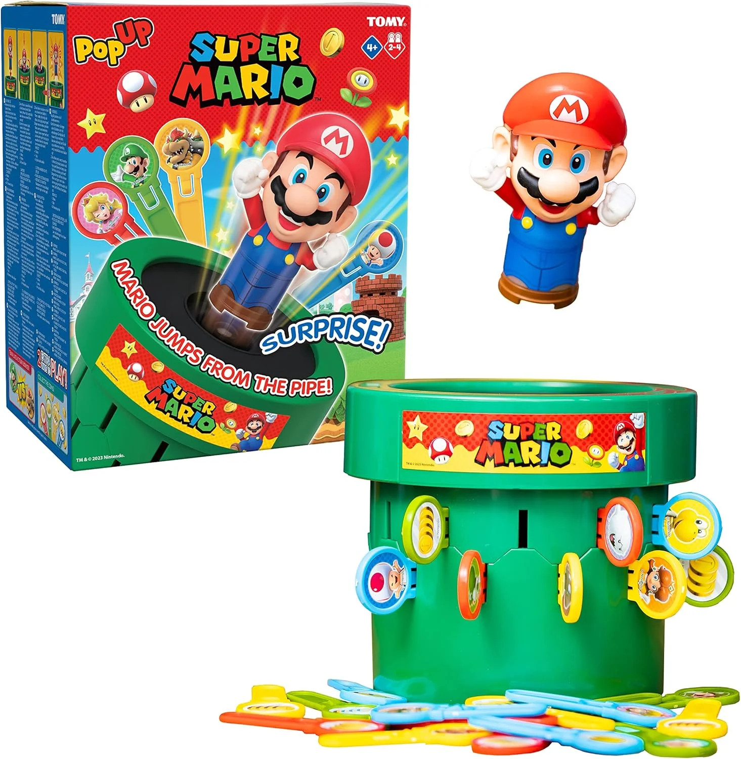 TOMY Pop Up Super Mario Game – Activities for Indoor Recess or Family Game Night