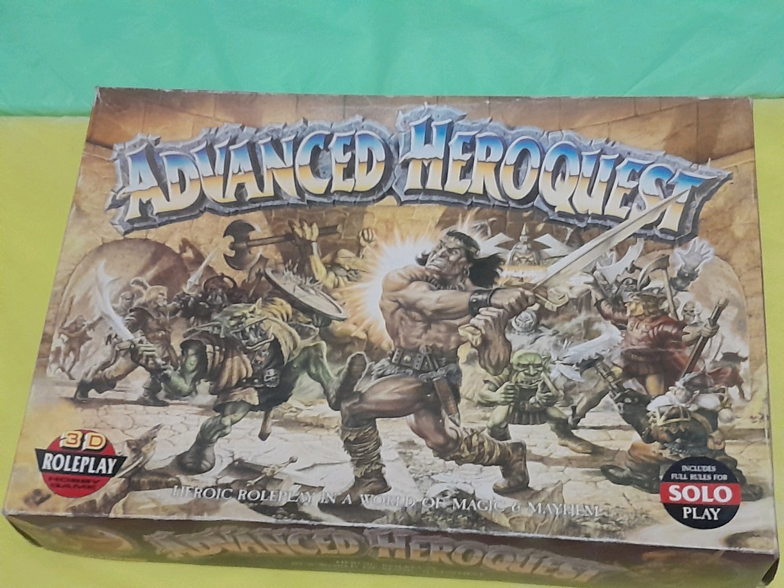 Advanced HeroQuest Games Workshop,EX-NM con,Vintage(OOP) 1990 COMPLETE-READ! 🔥