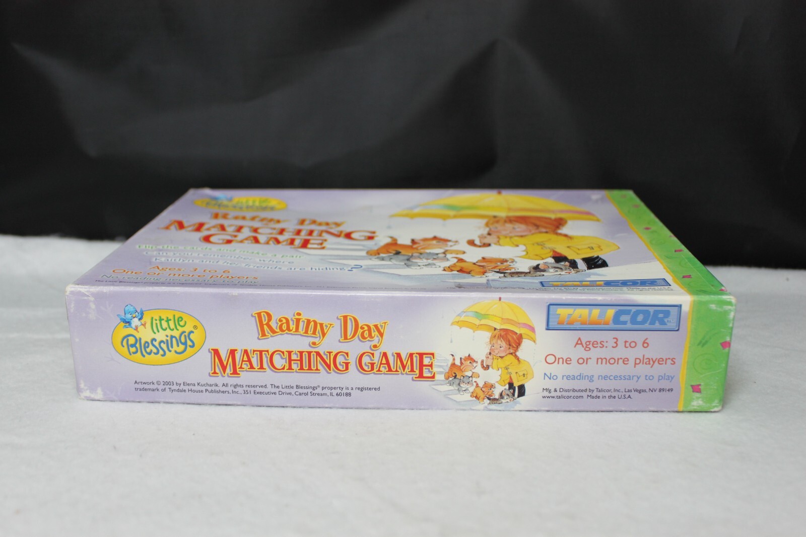 Vintage 2003 Talicor Little Blessings Rainy Day Matching Game 100% Complete