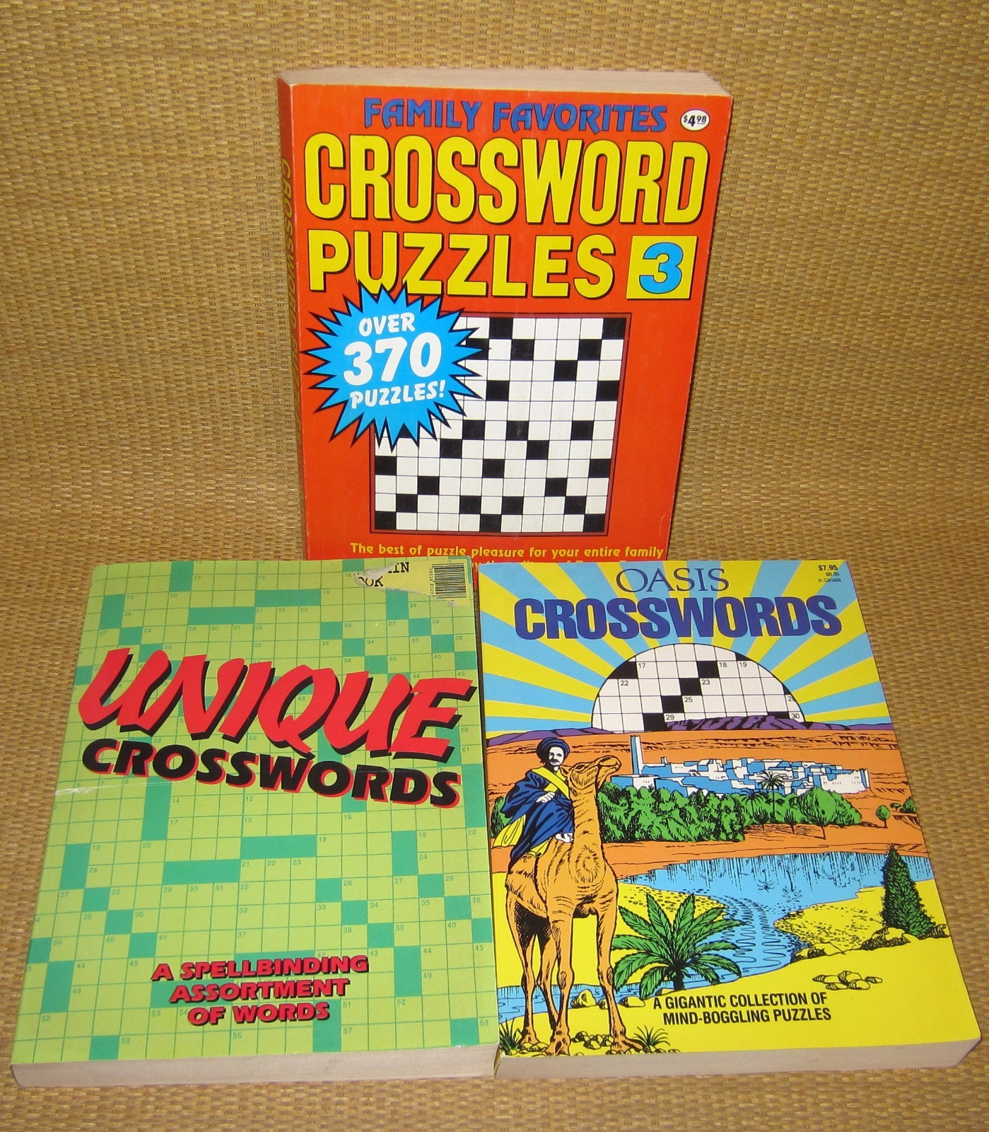 JUMBO Crossword | x3 1990’s CROSSWORDS ~1,000 Games Unique