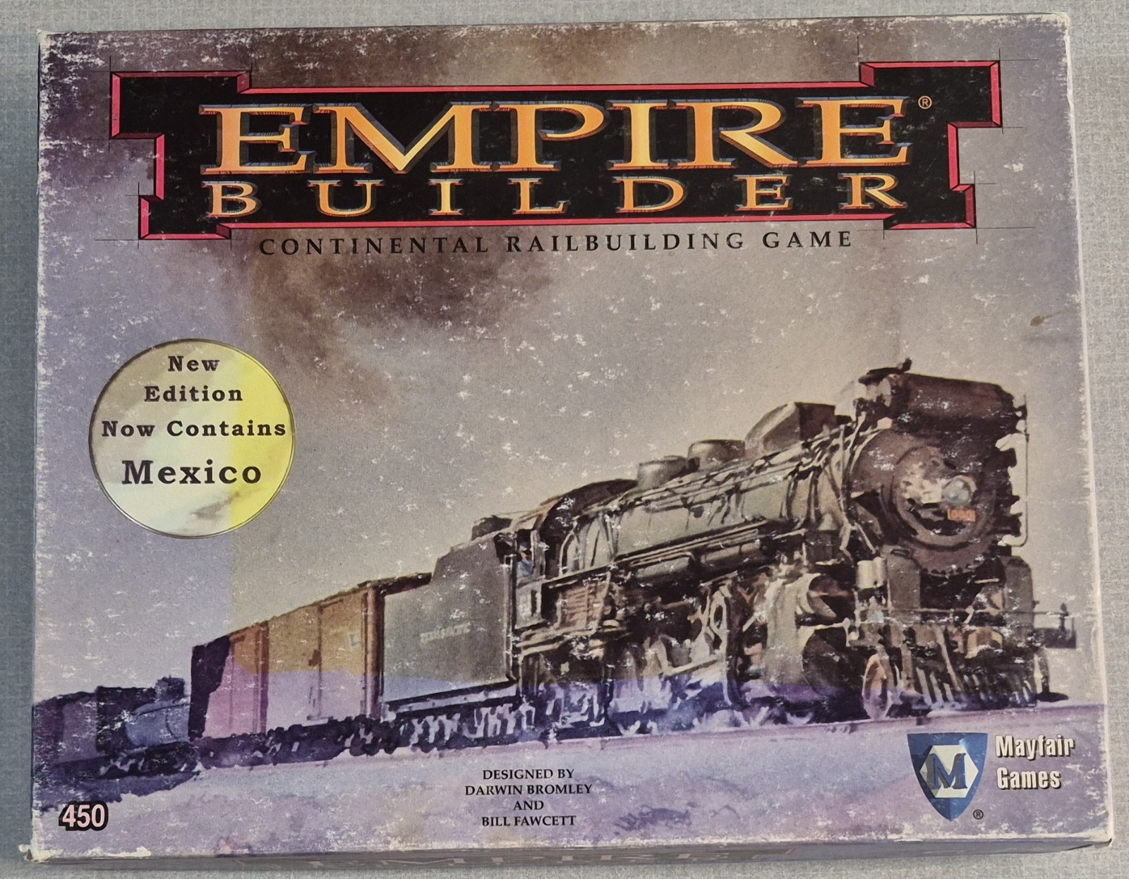 Mayfair Games EMPIRE BUILDER 2001 ED w/Mexico 450 Board Game Railbuilding DAMAGE