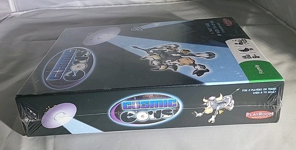 Brand New! Cosmic Cows Board Game Complete -2005 Playroom Entertainment – Sealed