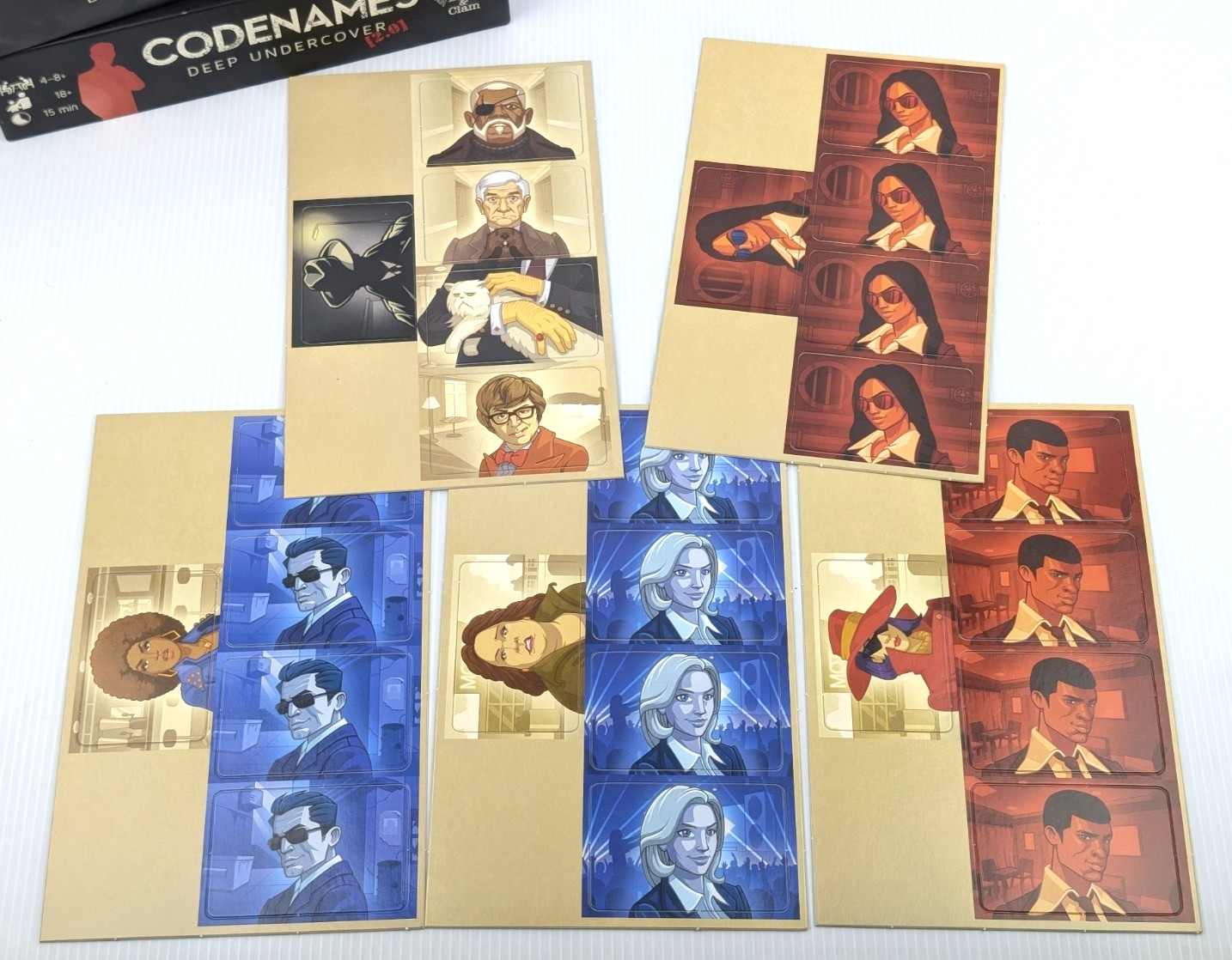 Codenames Deep Undercover 2.0 Adult Party Game 18+ Lark & Clam NEW OPEN BOX