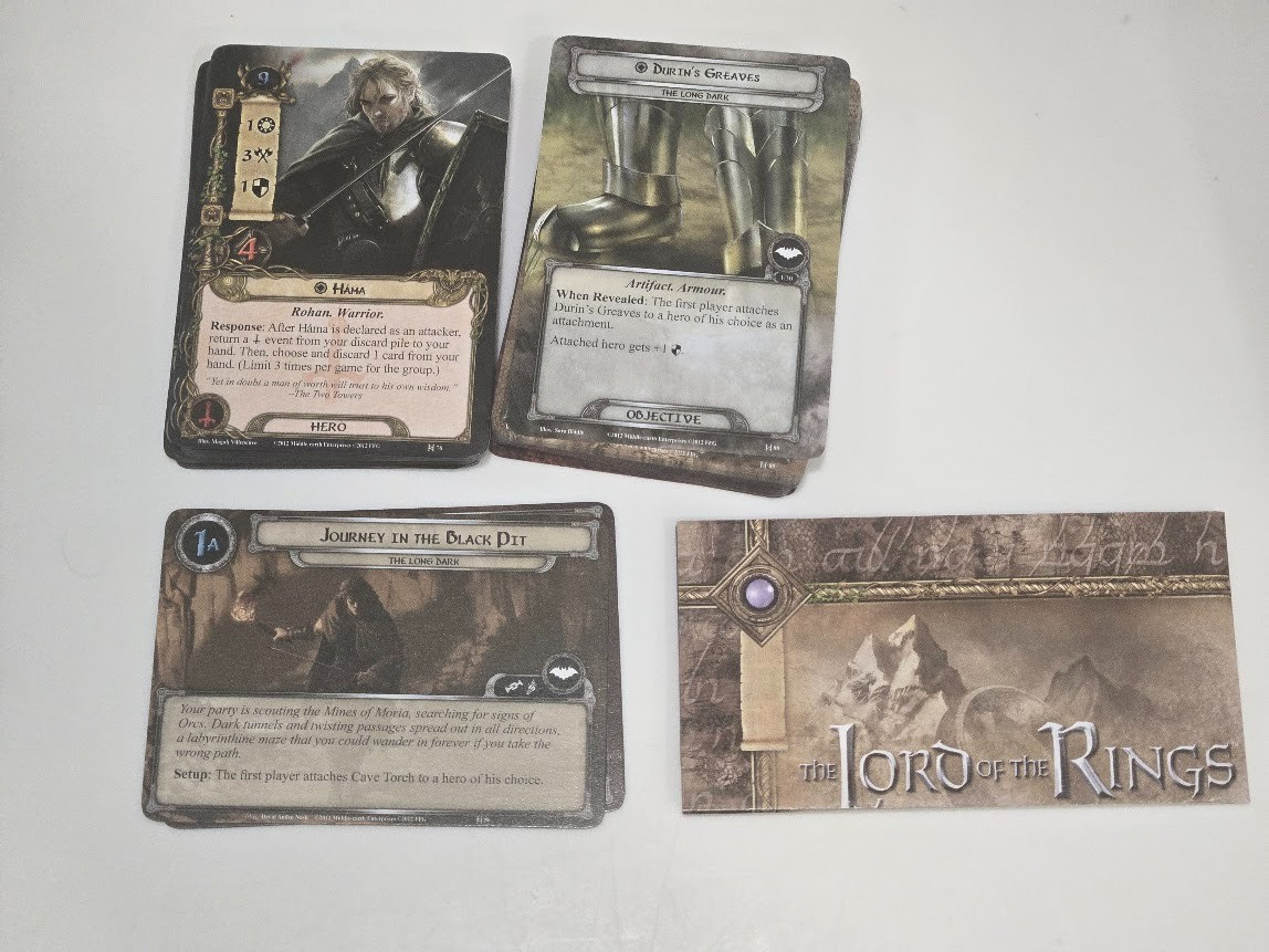 LOTR The Lord of the Rings Card Game LCG The Long Dark Adventure Pack (Used)